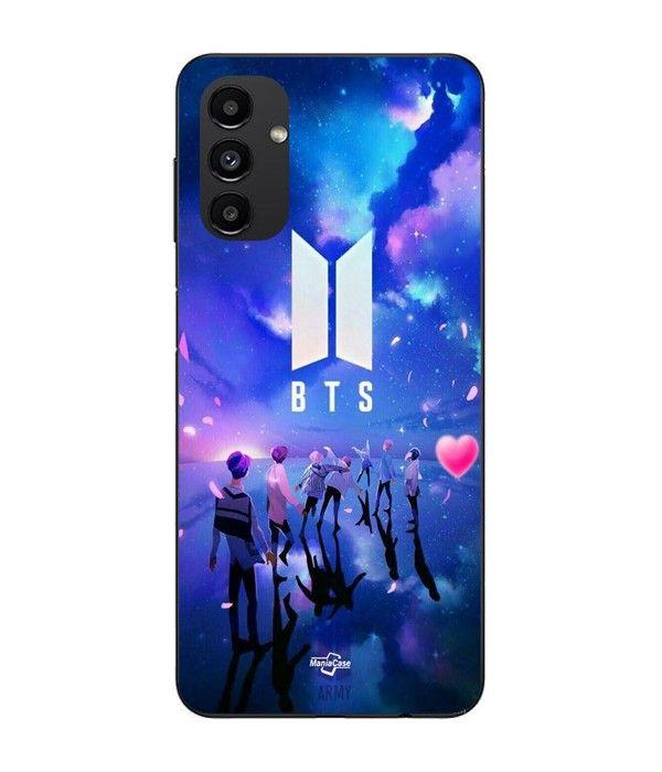 Coque Maniacase Pour Samsung galaxy A13 5g BTS groupe symbol army