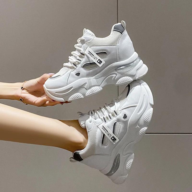 Fashion 2025 Retro Women Shoes Summer High Quality Platform Shoes Casual Sneakers Versatile Designer Shoes Fashion Women Sneakers