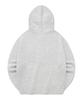 Covernat C Logo Lambswool Zip-Up Hoodie Knit Gray