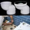 PVC Plastic Toilet Shifter Pipe 110mm Offset Flange Adapter  Toilet Installation