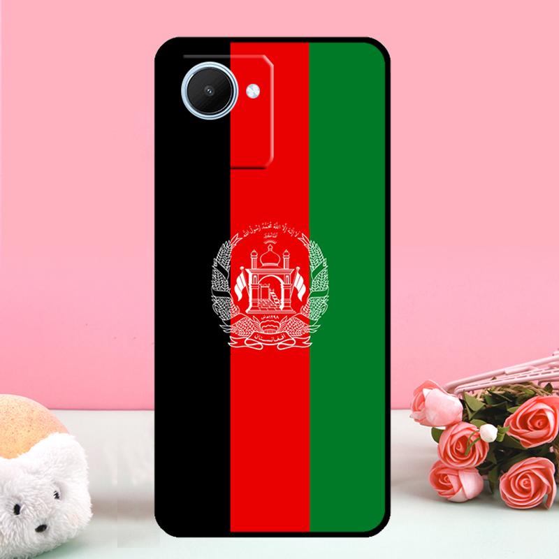 Баннер с флагом Афганистана для Realme 9 10 11 12 Pro Plus GT Neo 5 GT3 C11 C30 C31 C33 C35 C25s C21Y C51 C55 C53, чехол