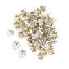 100pcs 7mm Size Decorative Rivets Studs Pointed Bottom Rhinestone Stud Refills  For DIY Repair