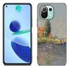 Чехол для телефона Claude Monet для Xiaomi Mi 11 Lite NE 11i 10T 11T Pro A2 A3 Lite POCO F3 M3 M4 C31 X3 Pro NFC GT черный чехол