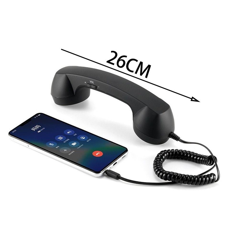 Multifunctional Telephone Wired Handsets Landline Handle Receiver  For Calls External Headset