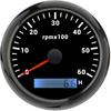 85MM Tachometer with LCD Hour Meter For Marine Boat Car RPM Gauge 8000rpm 6000rpm RPM Meter Tach Gauge 7 Colors LED Backlight