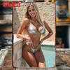 Винтажная металлическая жестяная табличка Настенный декор 8x12 дюймов Ретро-постер для гостиной бара дома