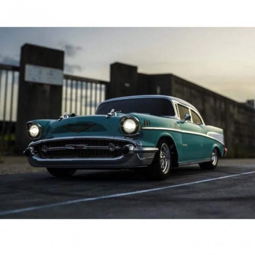 Kyosho 1957 Chevrolet Bel Air Coupe Tropical Turquoise Readyset Fz02l