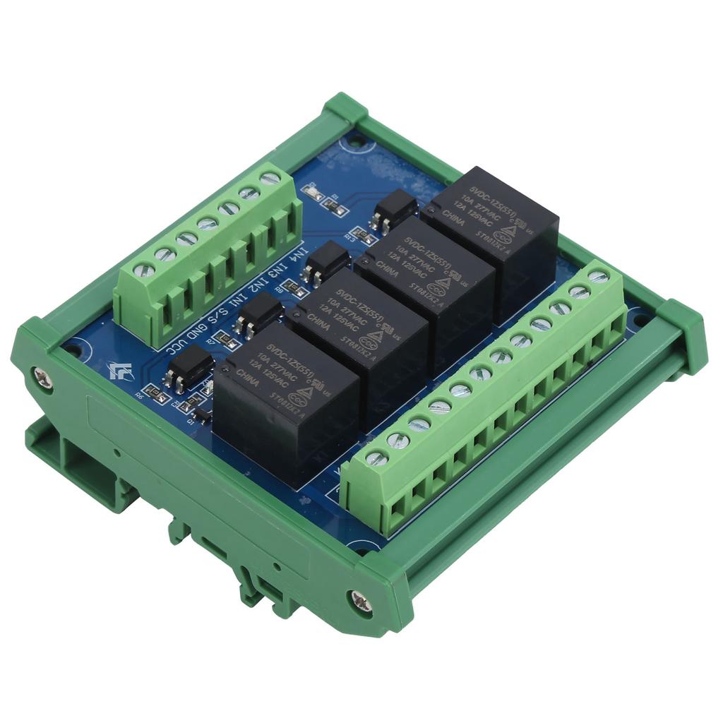 4-канальный релейный модуль 5 В оптопара изолирующий релейный модуль плата усилителя PLC
