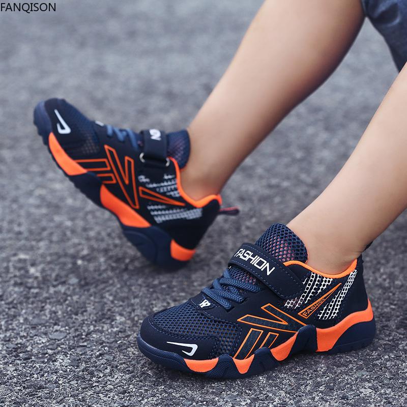 Детская обувь Спортивная обувь для мальчиков Сетчатая обувь для мальчиков Средняя и большая повседневная обувь для мальчиков для мальчиков Обувь для мальчиков