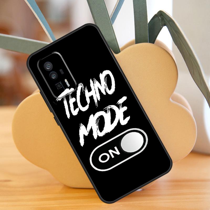 Чехол Love Techno Music Quotes для Xiaomi 13T 11T 12T Pro 13 14 Ultra 12 Lite POCO F6 F5 X6 Pro M6 X3 X5 M5s F3