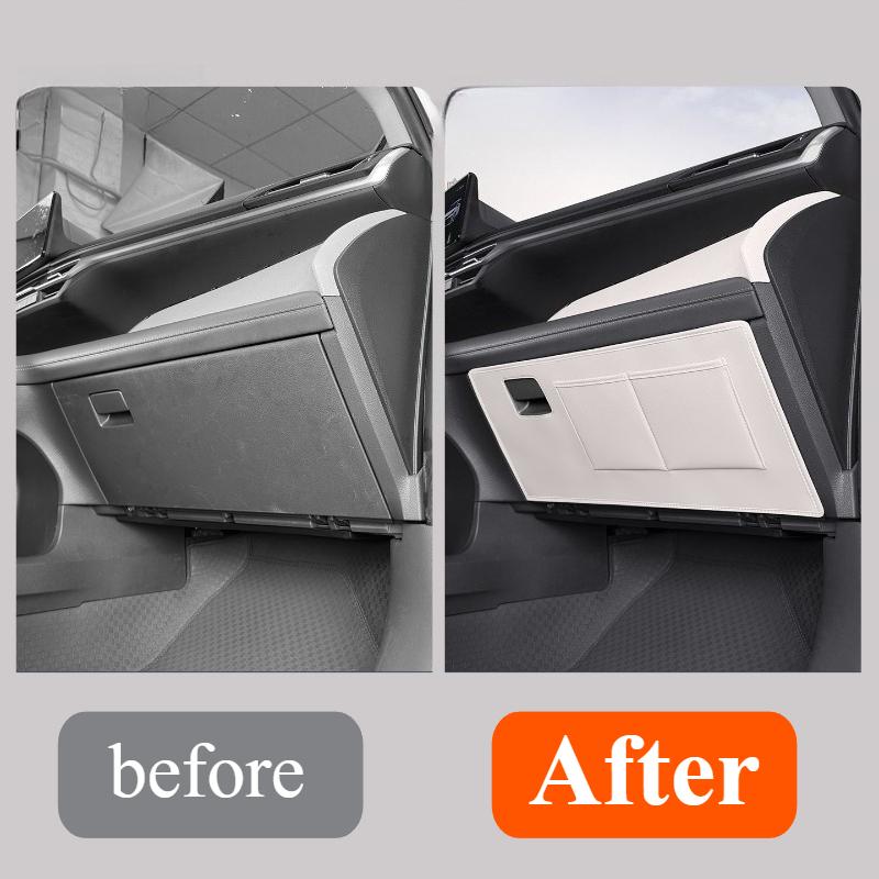 For Toyota Sienna Granvia Co-pilot Anti-Kick Pad Glove Box Protector Original Car  Full Coverage Scratch Resistant Tools