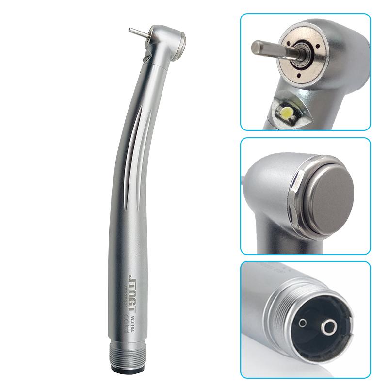 Стоматологический наконечник Пресс-тип Высокоскоростная турбина 4 отверстия/2 отверстия с подсветкой 3 распылителя воды Стоматологическое оборудование