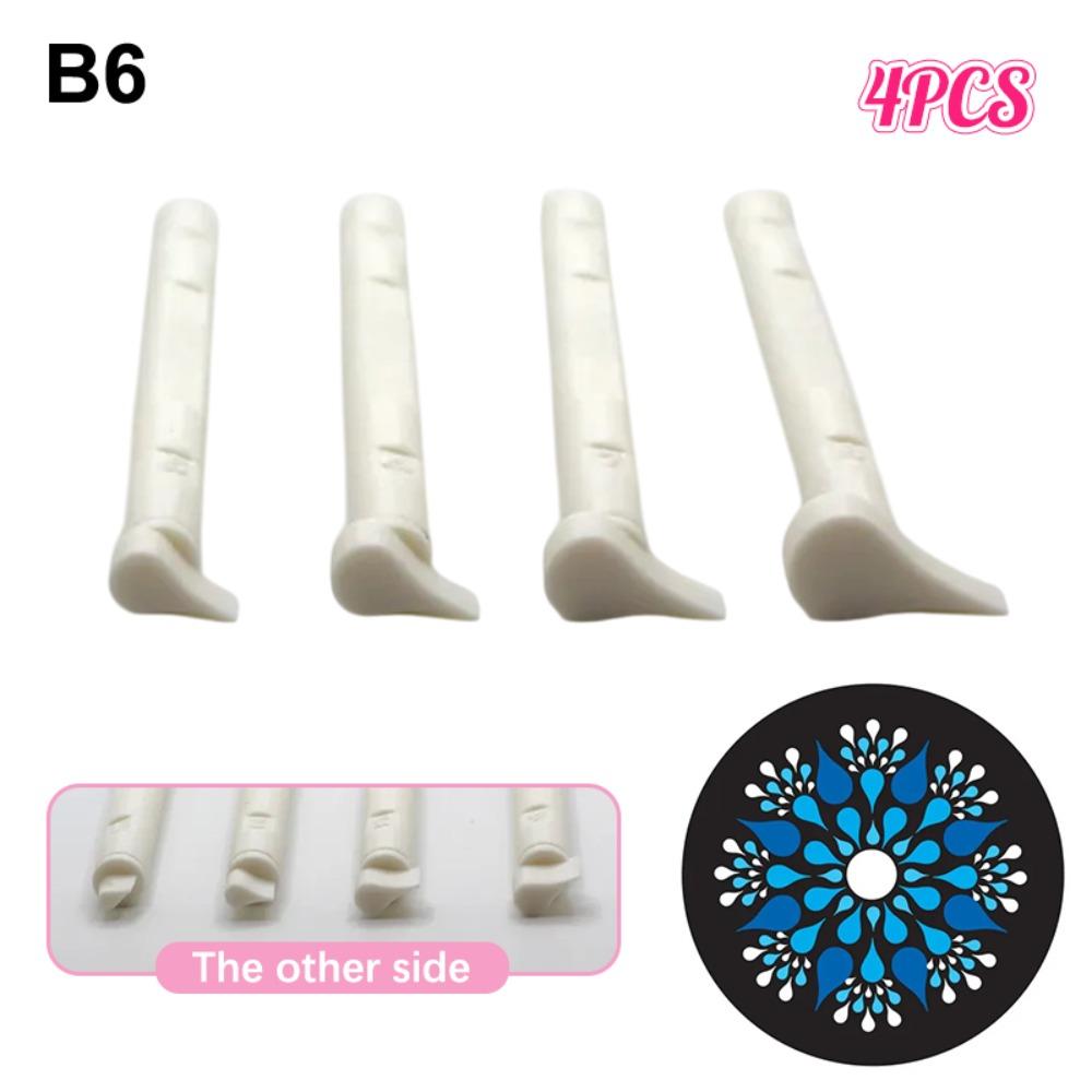 4pcs Moon Pattern Art Stamp Pen Reusable Dot Painting Pen New Embossing Tool for DIY Graffiti