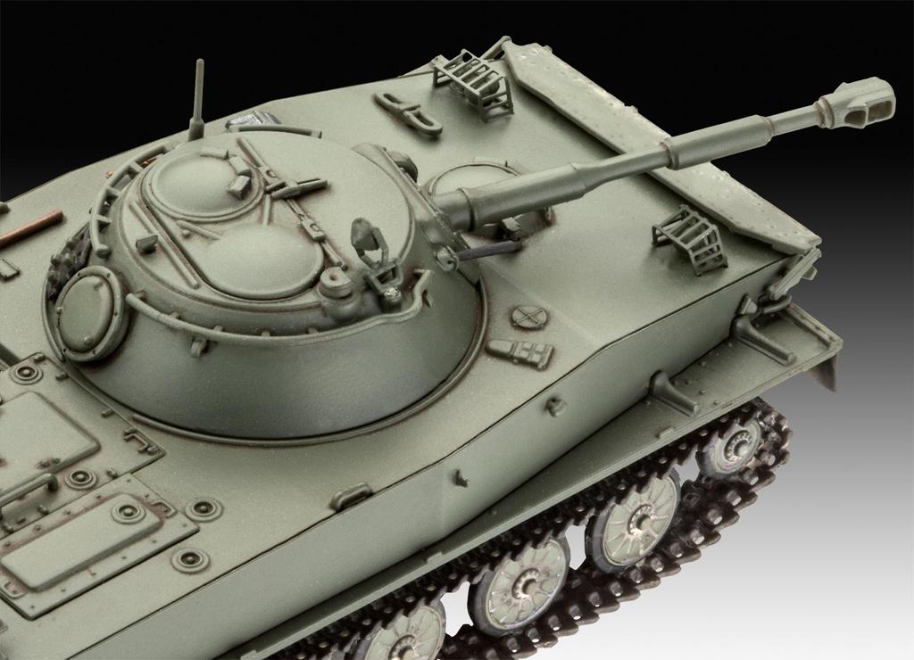 Немецкий Revell 1/72 Советская армия ПТ-76Б Пластиковая модель 03314