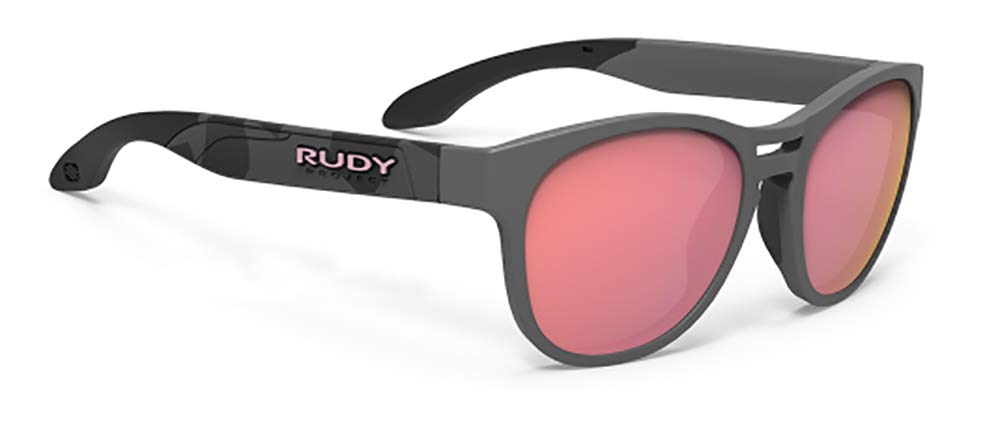 RUDY PROJECT SPINAIR 56 Sports Piyonbo Camo Gray Matte Rose Sunglasses, Frame, Multi-Laser Lens, SP566775-0000