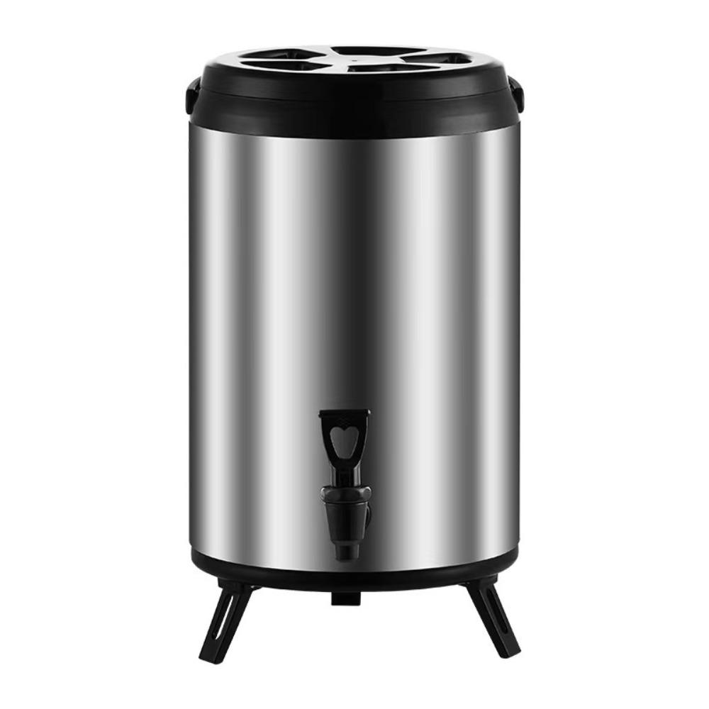 Hot Cold Insulated Milk Tea Bucket Large-capacity Heat Preservation Barrel