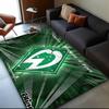 1PC rug Green And White Werder Carpet, Chair Rug,Area Rug for Office Bedroom living rooms bedroom, Doormat decor Christmas fan gifts