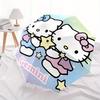 1pc Gemini Hello Kitty Stars Umbrella with Plastic Handle,Suitable for All Seasons Home Travel Outdoor UmbrellaSanlio008