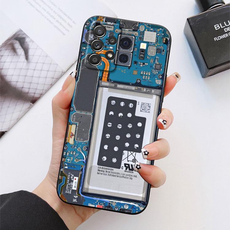 Кассетные Музыкальные Ленты Печатная Плата Чехол для Камеры Для Samsung Galaxy S24 FE S25 Ultra A05 A06 A12 A13 A16 A26 A35 A36 A56 A55 Чехол