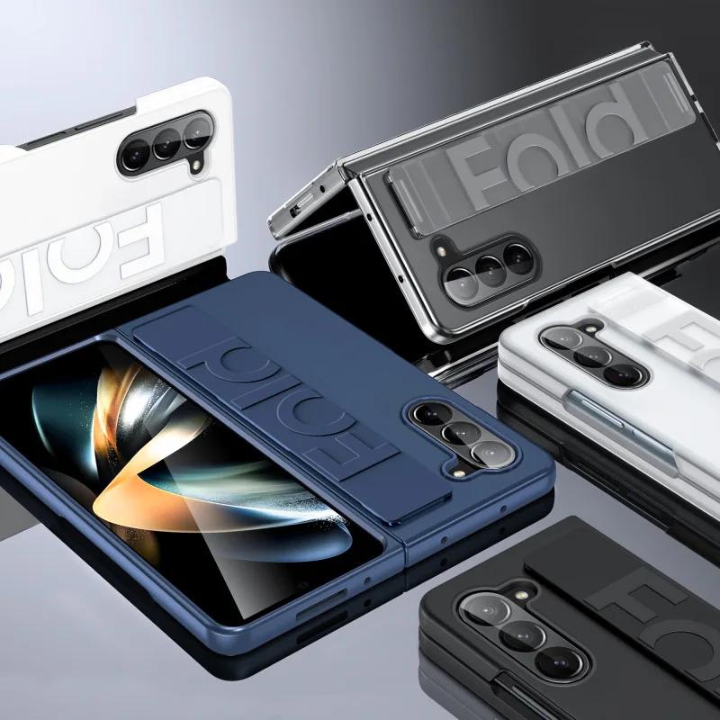 Эластичный чехол-браслет для телефона Samsung Galaxy Z Fold 6, 5, 4, 3 раза, 6 раз, 5 раз, 4 раза, 3, ремешок на запястье, противоударный жесткий пластиковый чехол