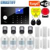 Tuya Wireless WIFI GSM Home Burglar Alarm System IP Camera PIR Motion Sensor Door Sensor Security Alarm Kit APP Control Security