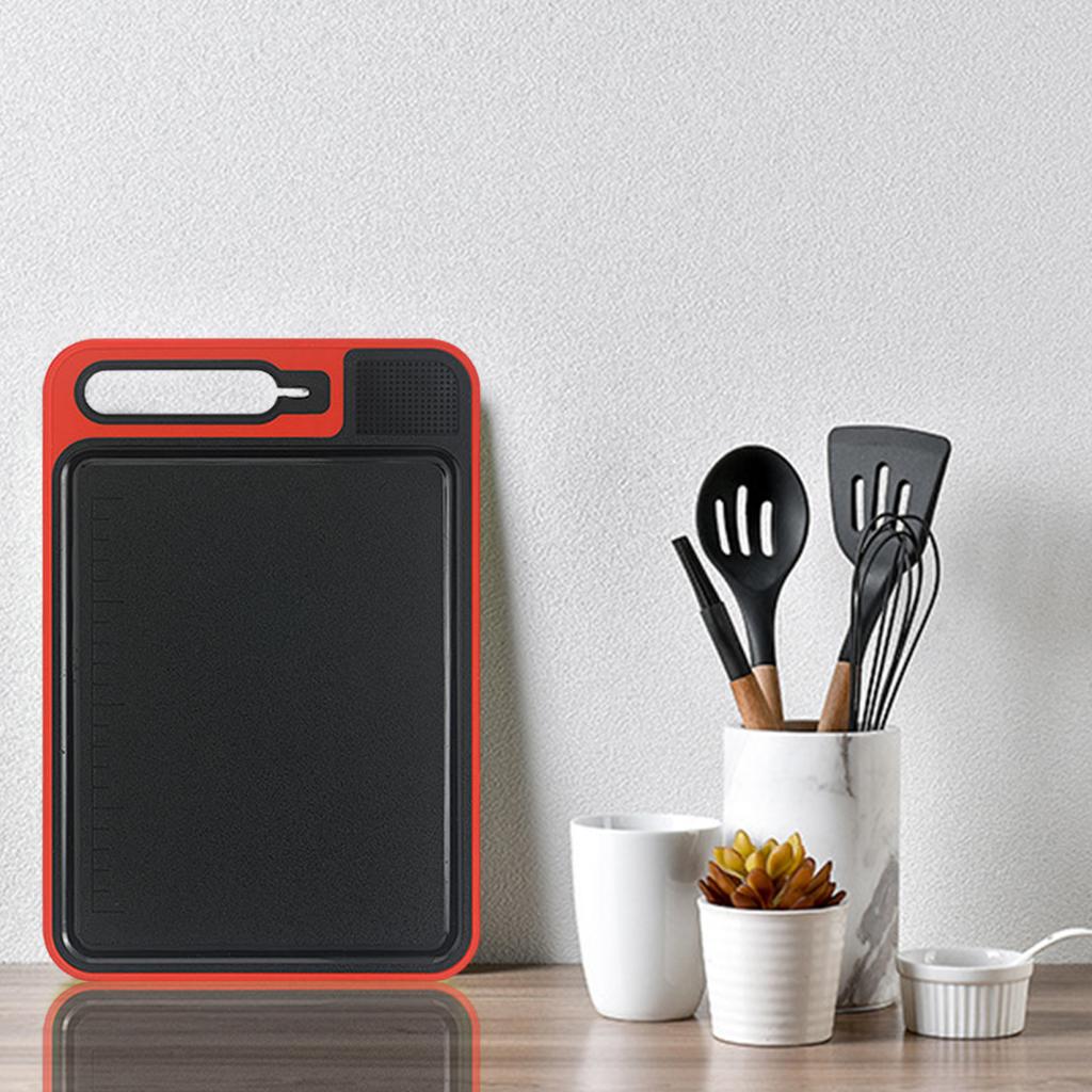 Yousheng 4-в-1 коврик для размораживания и разделочная доска, двухсторонний нескользящий поддон для размораживания для мясорубки, точилки, пластина для размораживания стейков