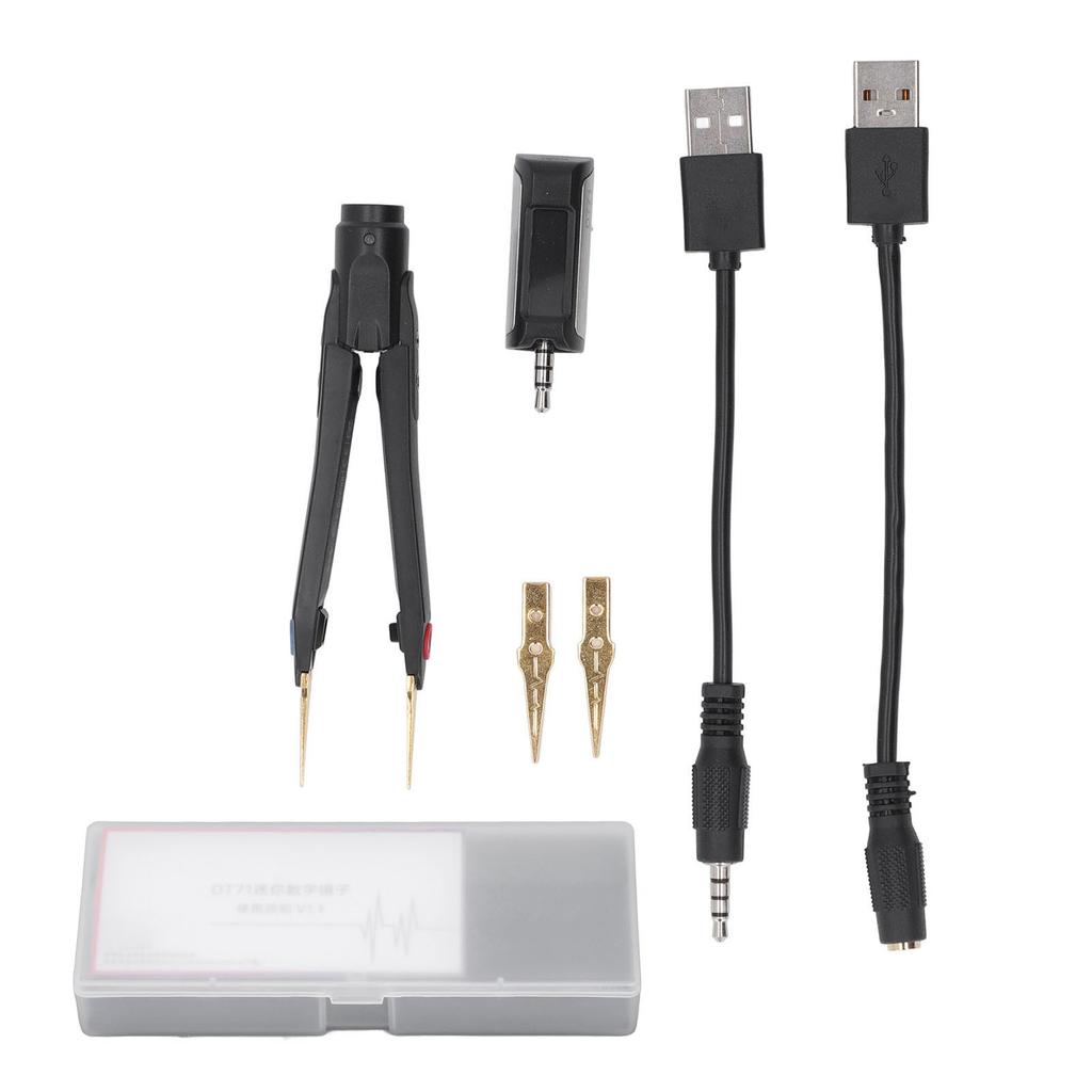 Мини цифровой пинцет портативный интеллектуальный тестер LCR с генератором сигналов для электронного обнаружения