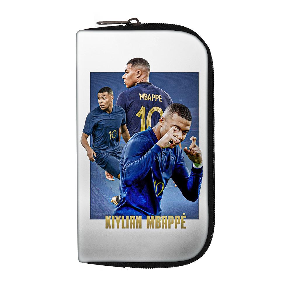 Женская мужская сумка-клатч сумка для наушников M-Mbappe Кошельки Портативный кошелек для денег и монет Держатель для кредитных карт Сумки для денег Сумка для хранения футбольной звезды