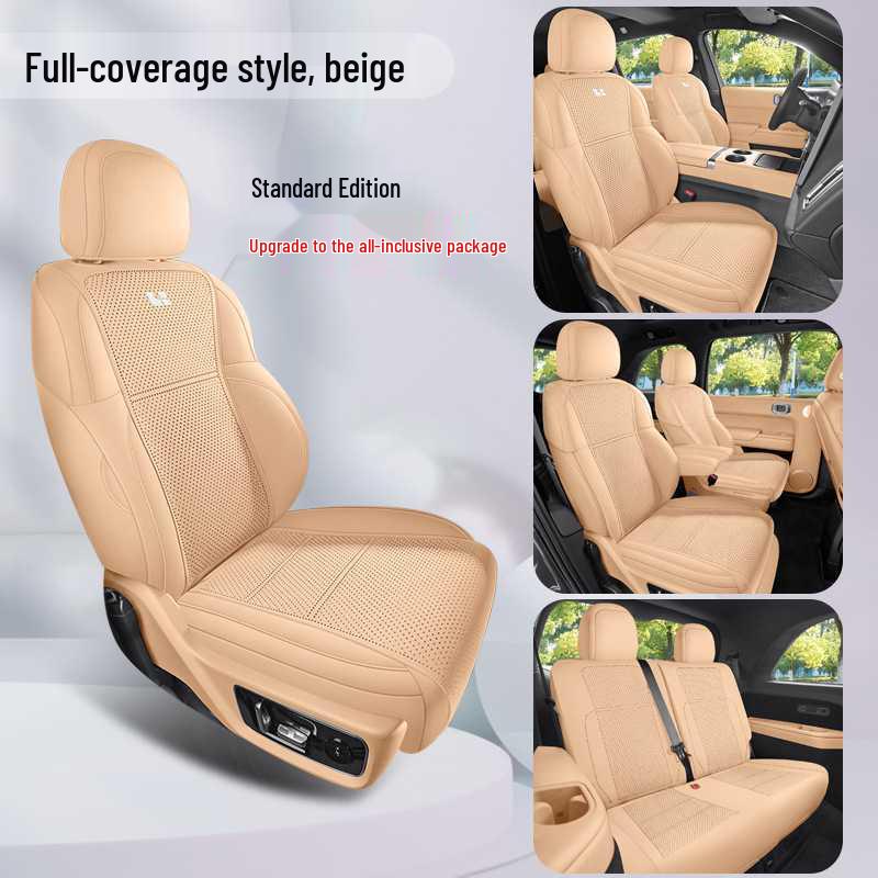 Ideal i8 Suede Saddle Pad: Breathable, Vehicle-Specific, Fully Enclosed, Six-Seater Car Seat Cushion