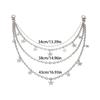 Metal Star Pendant Waist Chain for Women Trousers Chain Waist Decorative Chain Casual Waist Ornaments Girl Birthday Gift