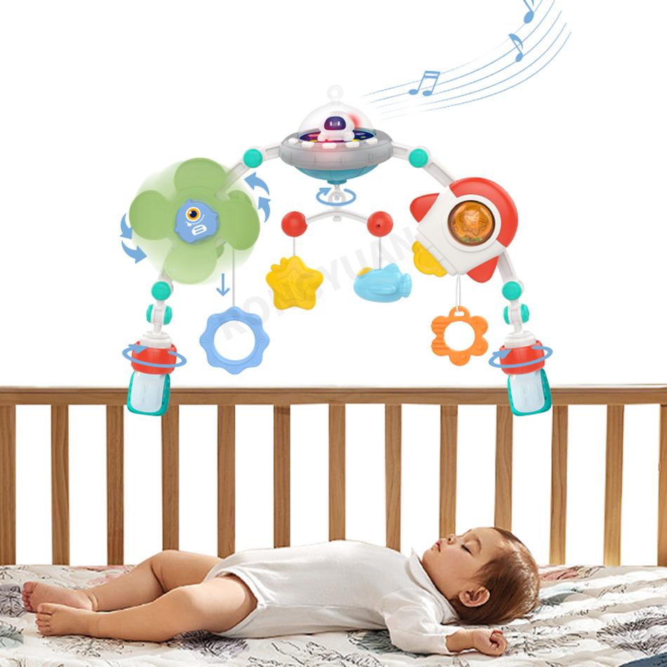 Baby Stroller Arch Toys Bouncer Toy Pram Activity Arch Toys Fine Motor Skills Toys Sensory Development Arch Baby Car Seat Toys