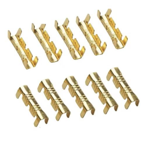 E&K726 Crimp Terminals, 200 Pieces, for Wiring Connections, Wiring Processing, Crimping, DIY, Car Wiring, 0.3-1.5mm Wires