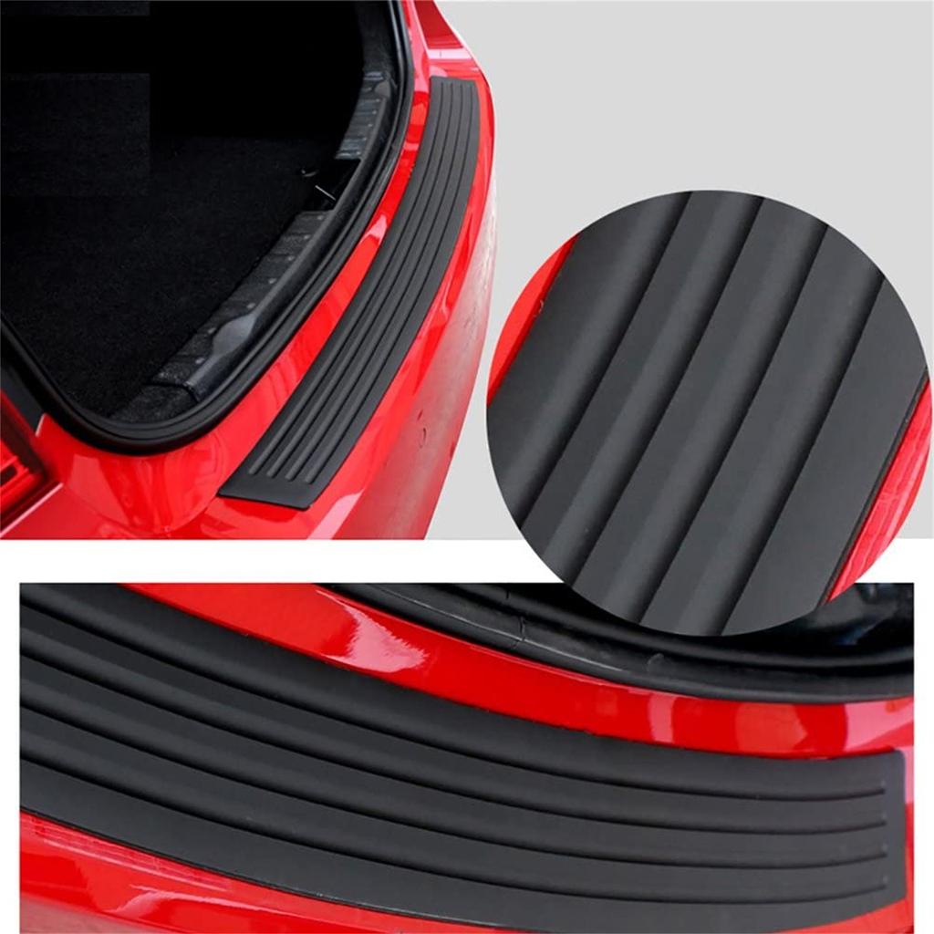 Задний бампер автомобиля резиновая наклейка защита от царапин полоса угловая наклейка