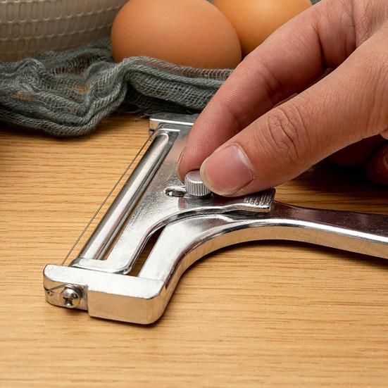 Cheese Slicer Multifunctional Adjustable Thickness Non-stick Ergonomic Handle Easy Clean Slicing Tool Food Grade Butter Cutter Cooking Utensils