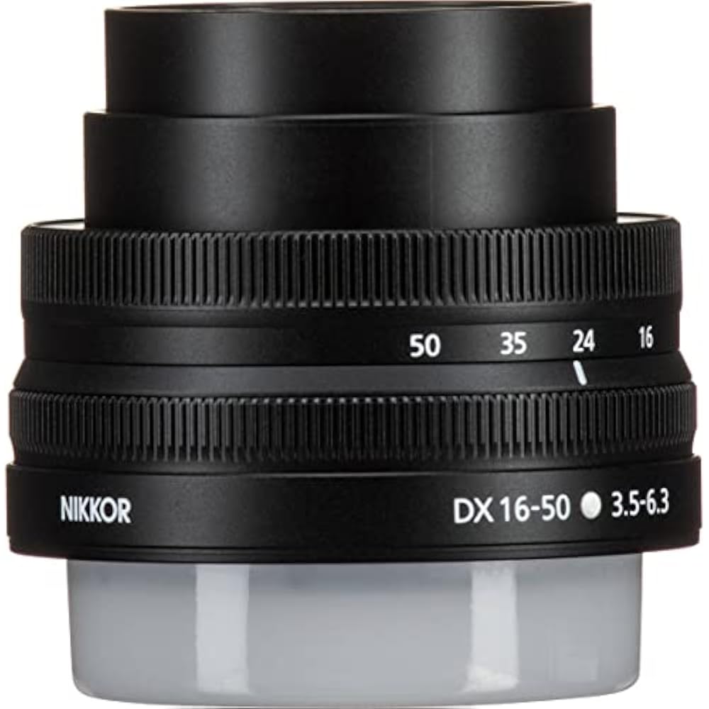 Nikon Standard Zoom NIKKOR Z DX 16-50mm f/3.5-6.3 VR Z Mount DX Lens NZDXVR16-50 Black