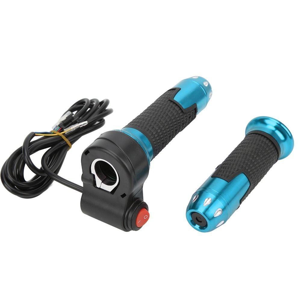 12В-99В Ручка газа для электровелосипеда с кнопкой Ручка руля Аксессуары для мотоциклов