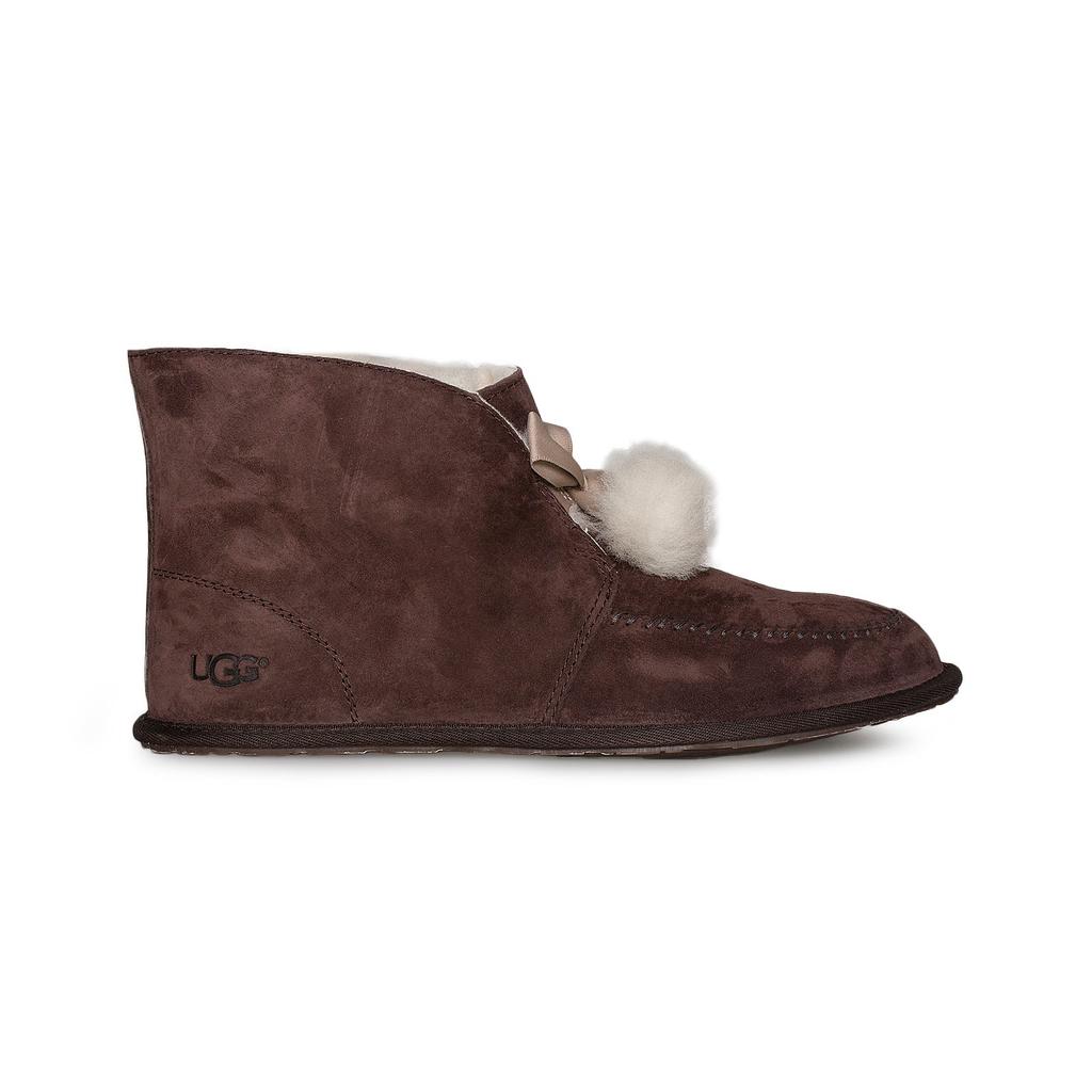 UGG Удобные Универсальные Короткие Снегоступы Женские ботинки Темно-коричневые 1017541-STT
