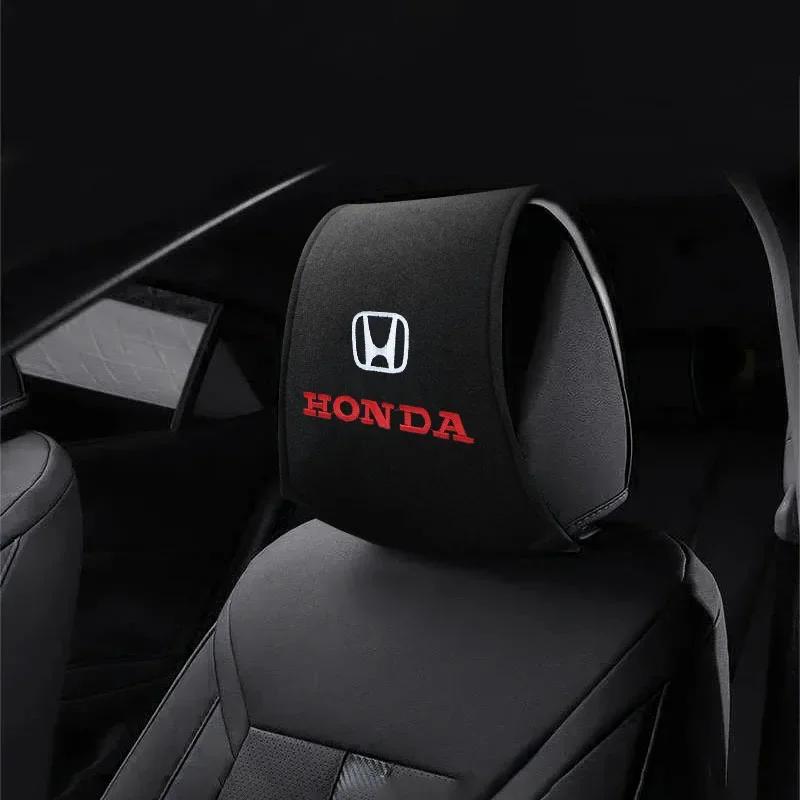Для Honda 1/2 шт. Автоаксессуары Защитные чехлы на подголовник сиденья Для Honda Civci CRV Accord Mugen Prelude FIT City CRZ CRX Jazz