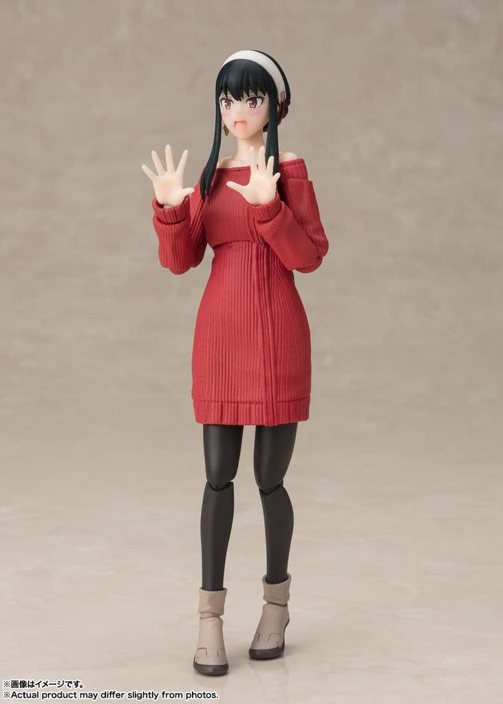TAMASHII NATIONS Yoru Folger Семья Фолгеров 150 мм окрашенная подвижная фигурка SHFiguarts SPY×FAMILY - - Приблизительно. АБС и ПВХ