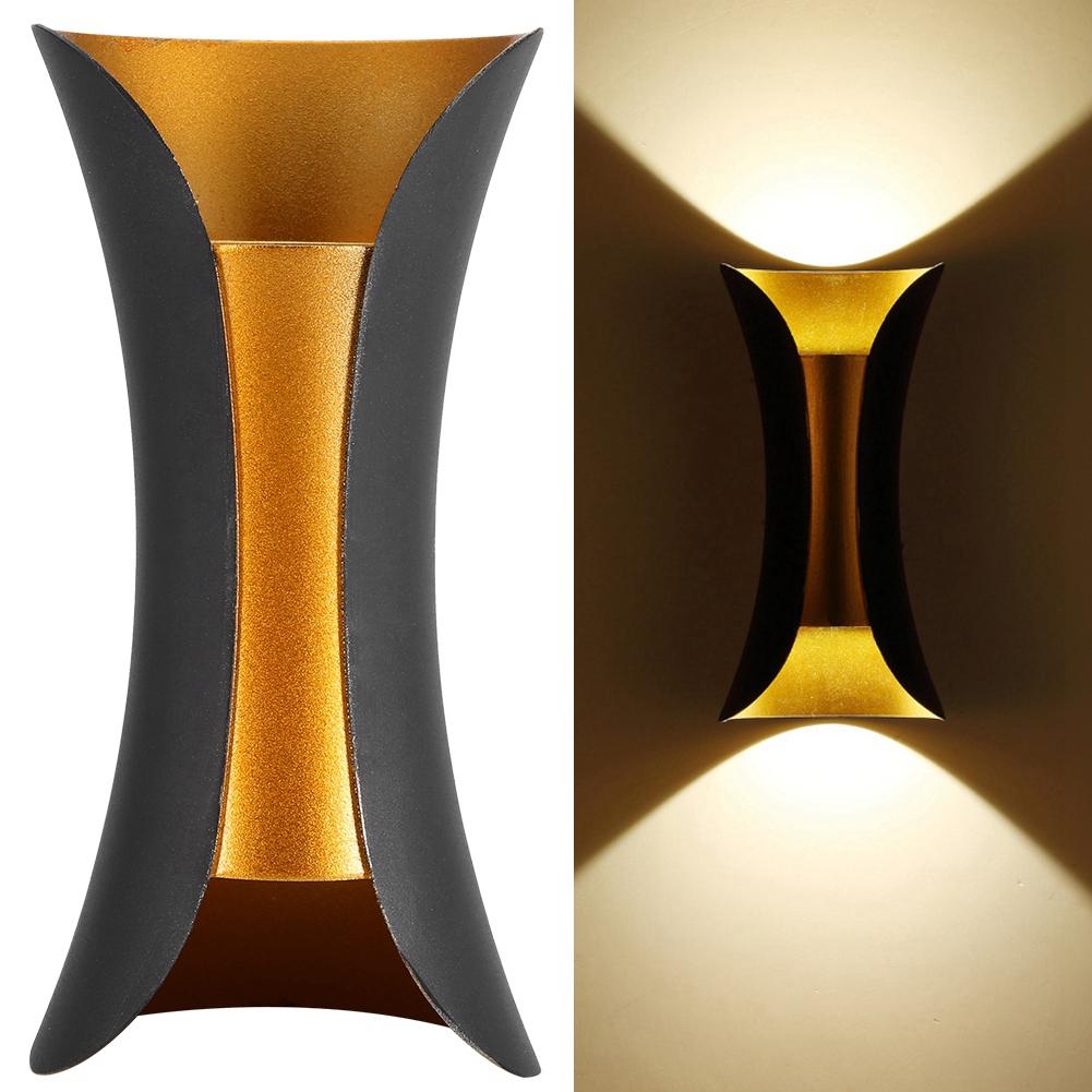 Светодиодный настенный светильник для помещений и улицы, для гостиной, коридора, водонепроницаемая настенная лампа