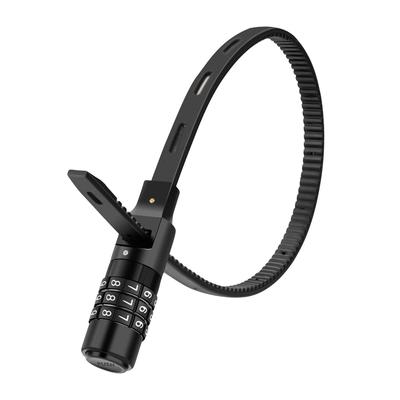 ROCKBROS Dial Lock Bicycle Lock Cable Tie Helmet Lock Dial Lock Keyless Wire Lock Road Bike 3-Digit Anti-Theft