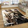 3D Ходячие мертвецы Линкольн TWD ТВ Ковер Ковер для гостиной Спальни Домашний декор, Напольный коврик Нескользящее украшение для дивана Придверный коврик