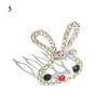 Birthday Present Crystal Party Children's Headwear Rabbit Crown Comb Hairpin