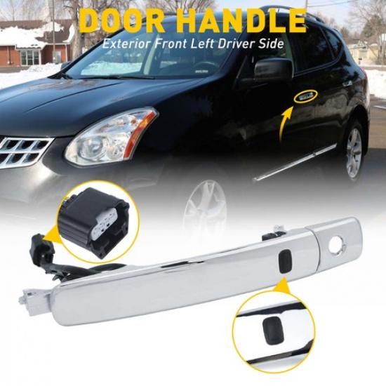 Подходит для Nissan Rogue 2010-2013 Наружная ручка двери передняя левая 80640-CZ31B Боковая