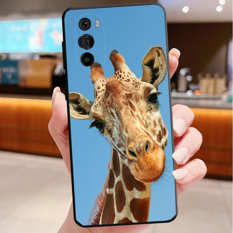 Phone Case For Motorola Edge 60 50 40 Pro 60 50 40 30 Ultra Neo Fusion Moto G Stylus G giraffe Animal