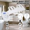 Non-Electric Bidet Toilet Seat Bidet Accessories Nozzle Muslim Shattaf Washing Ass Automatic Cleaning Sprayer Mechanical EU/US White