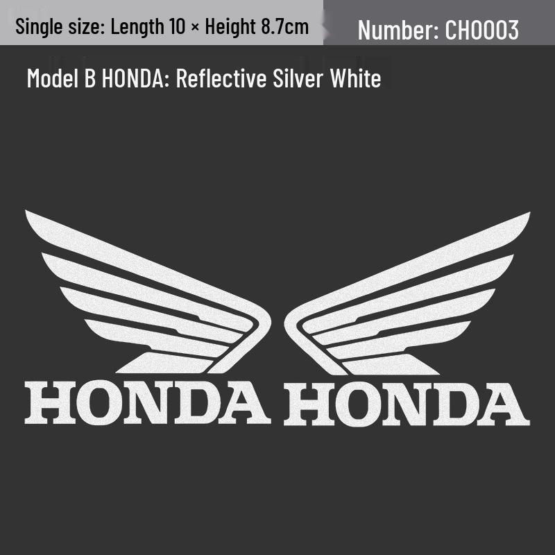 Мотонаклейки Honda Wings - Милые девчачьи наклейки с лазерной модификацией для электровелосипедов