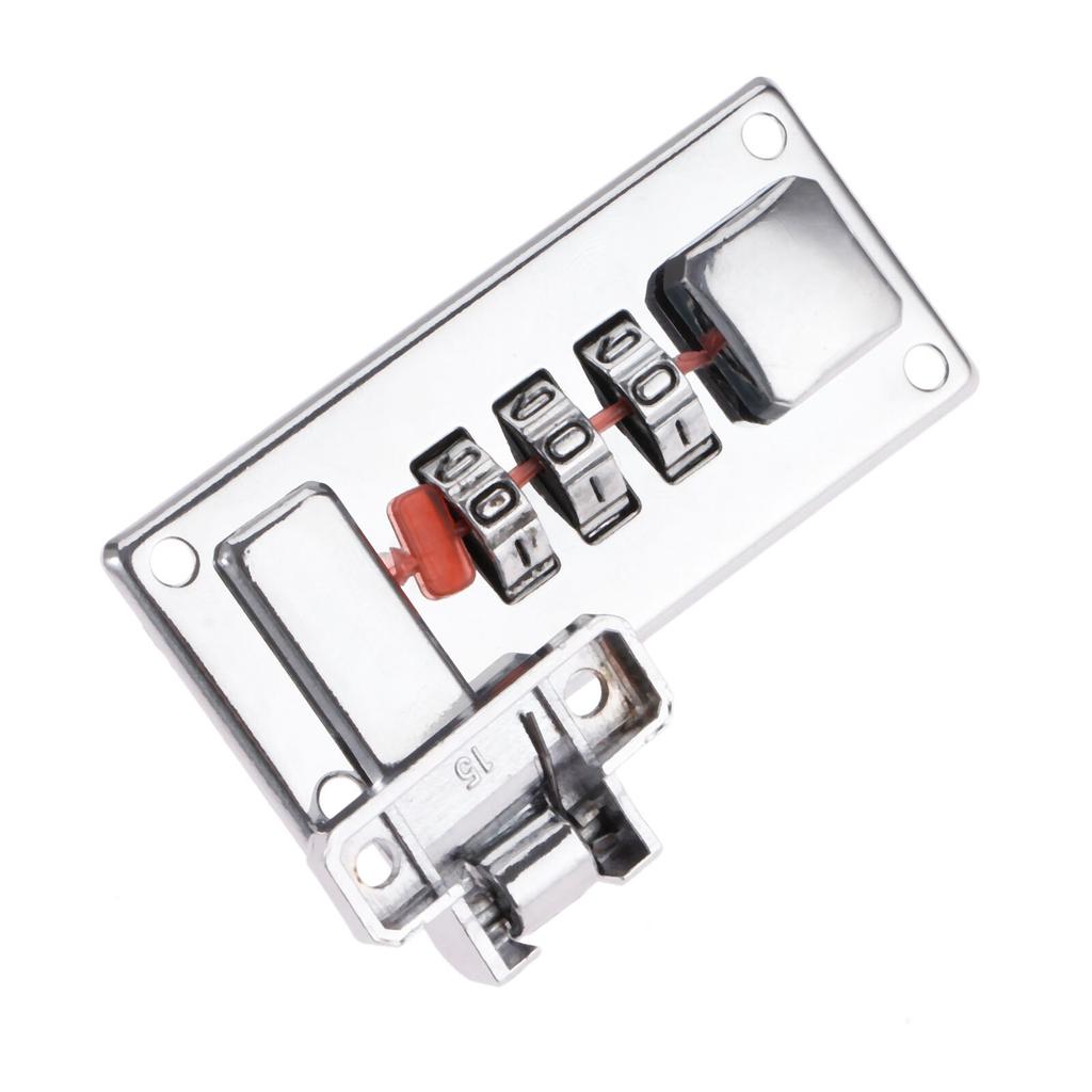1kit Password Lock Latch Silver Coded Lock 65mm*29mm Retro Vintage Jewelry Wooden Box Gift Case Luggage Suitcase Chest Hardware