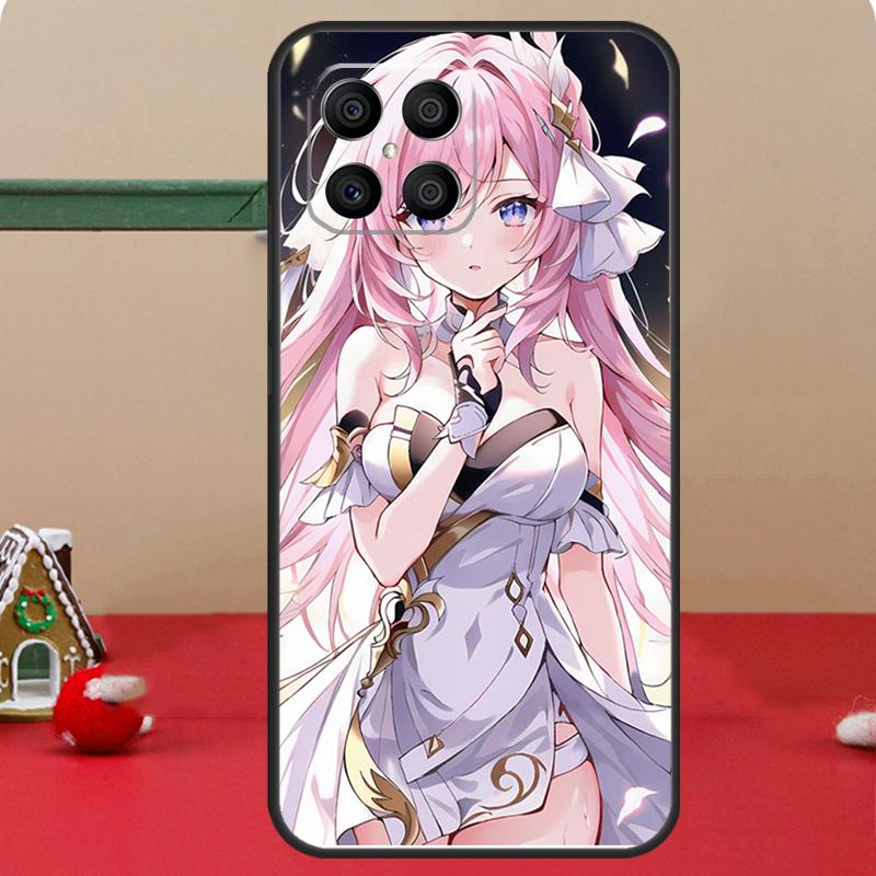 Чехол Elysia Honkai impact Для Honor Magic 8 5 6 7 Lite Honor 400 Pro 200 50 70 90 X8c X8a X8b X9a X9b X9c Чехол