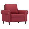 VidaXL Armchair Bordeaux Red 60 Cm Faux Leather 359497